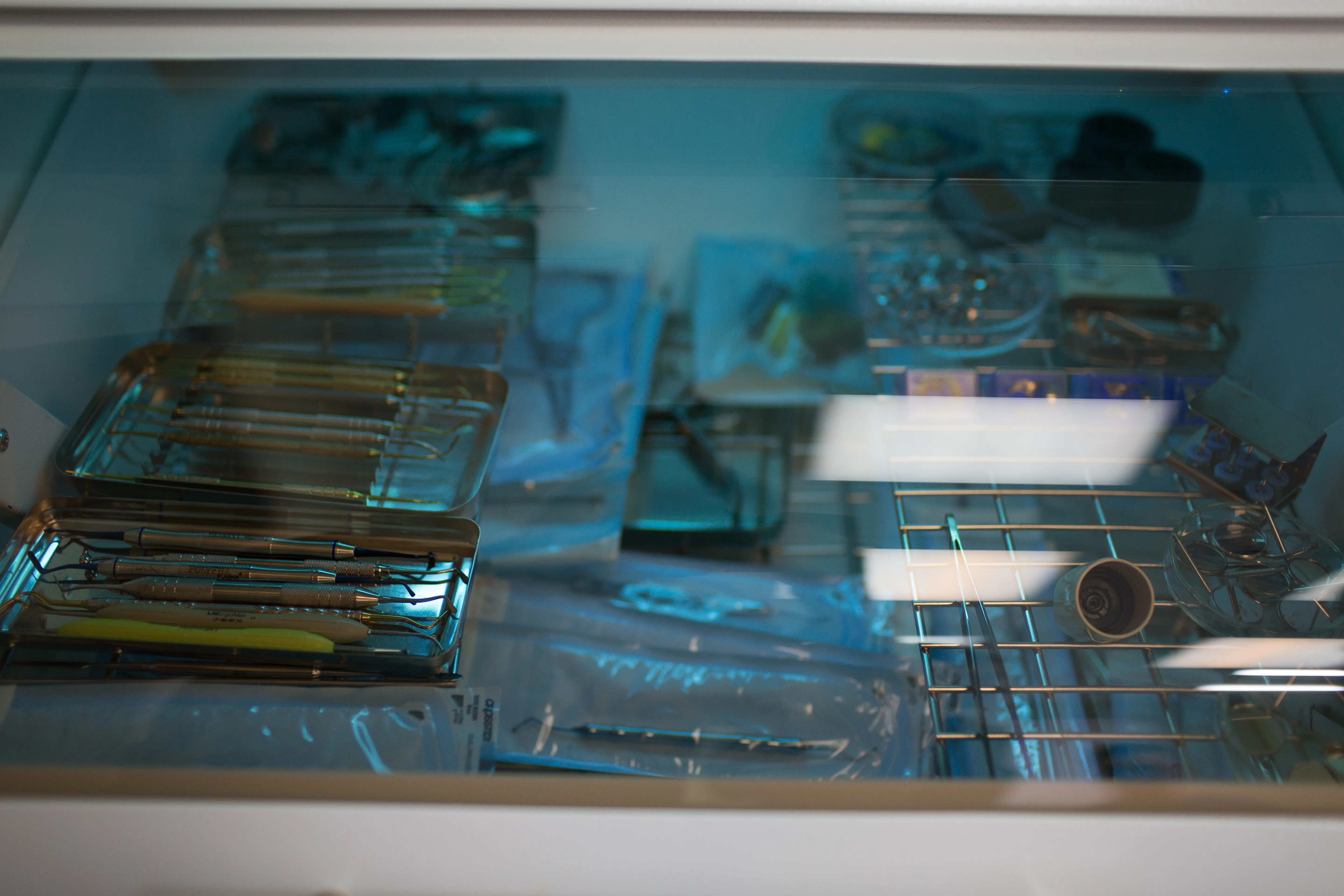 Nahaufnahme eines Maschinenteils